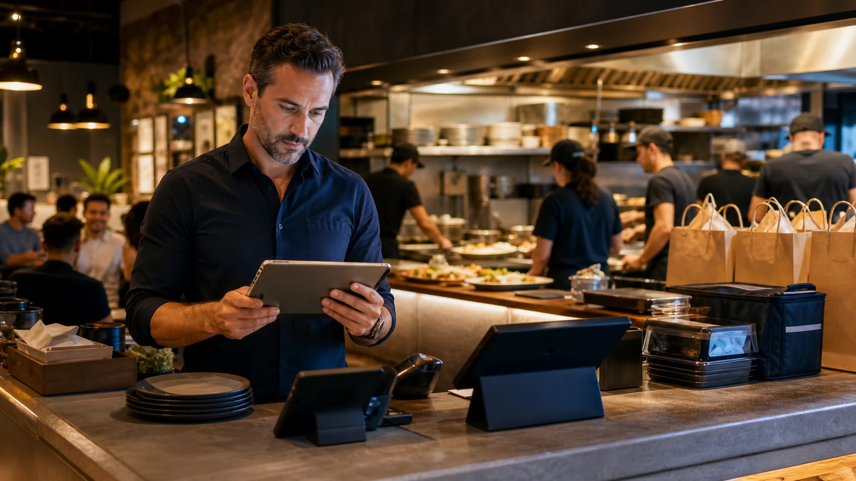 Cafe POS, loyalty app and online ordering in one workflow