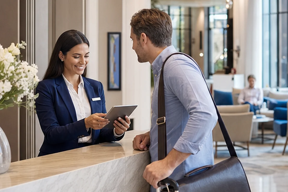 Customer service call handled in a business workflow