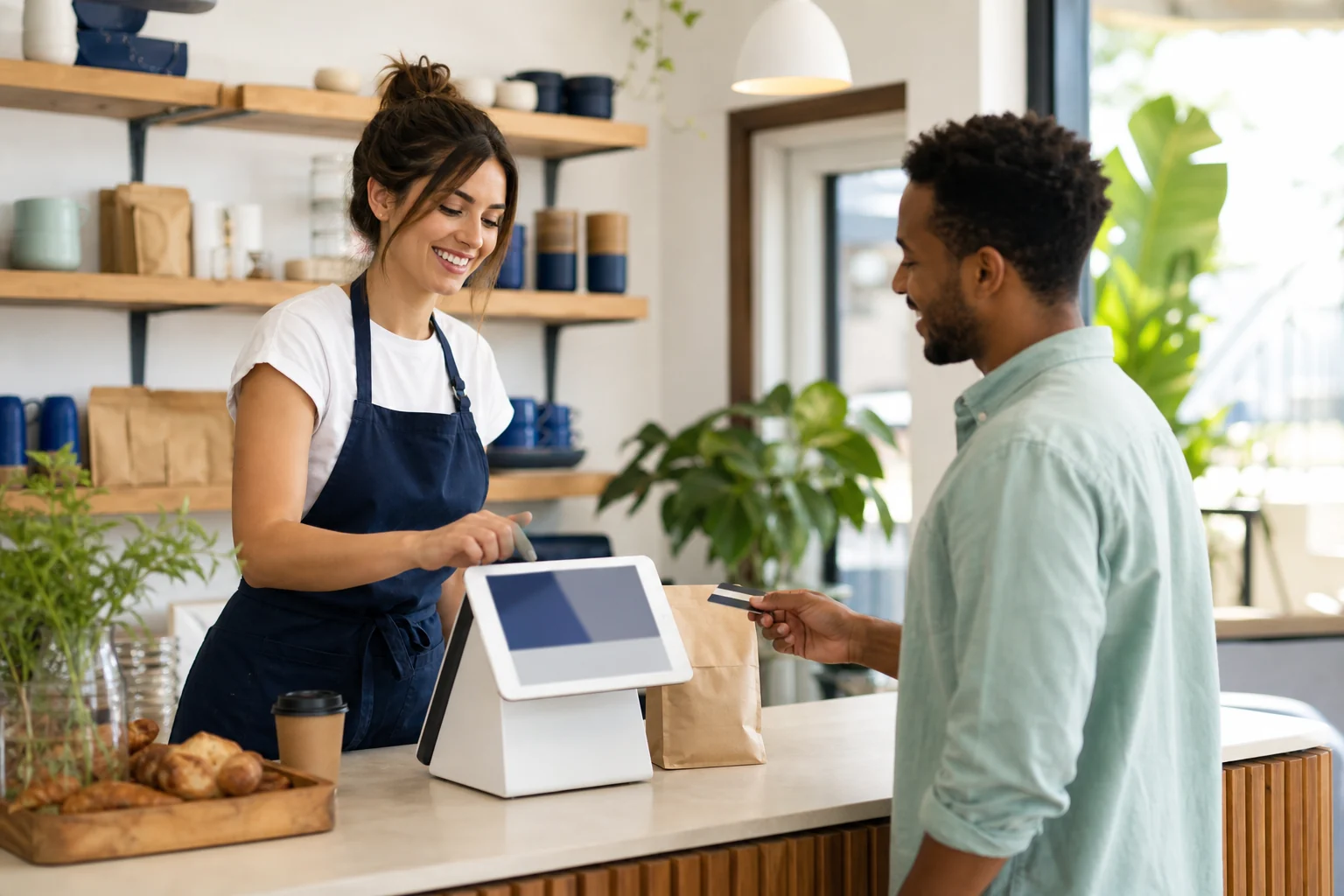 SABSUS POS system connecting checkout, inventory, customer and reporting