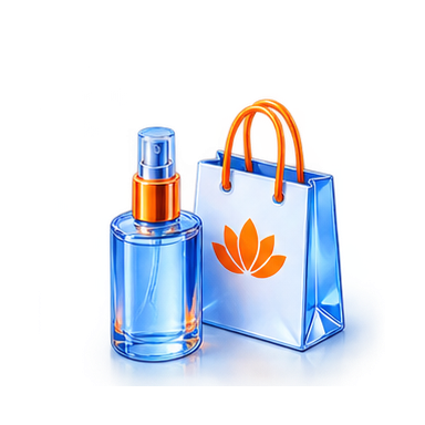 Стеклянная иконка: Магазин косметики