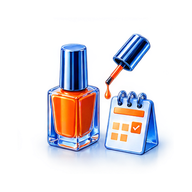 Стеклянная иконка: Nail-салон