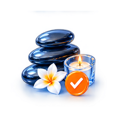 Стеклянная иконка: Спа