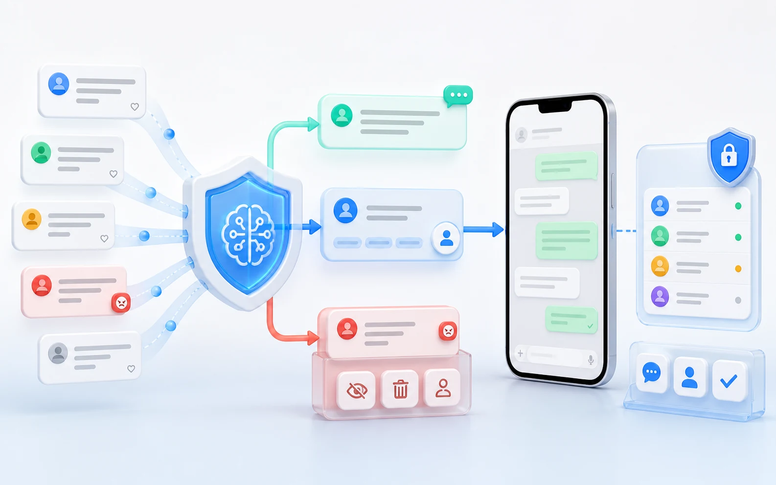 AI-модерация комментариев Instagram с ответом, Direct, передачей человеку и удалением спама