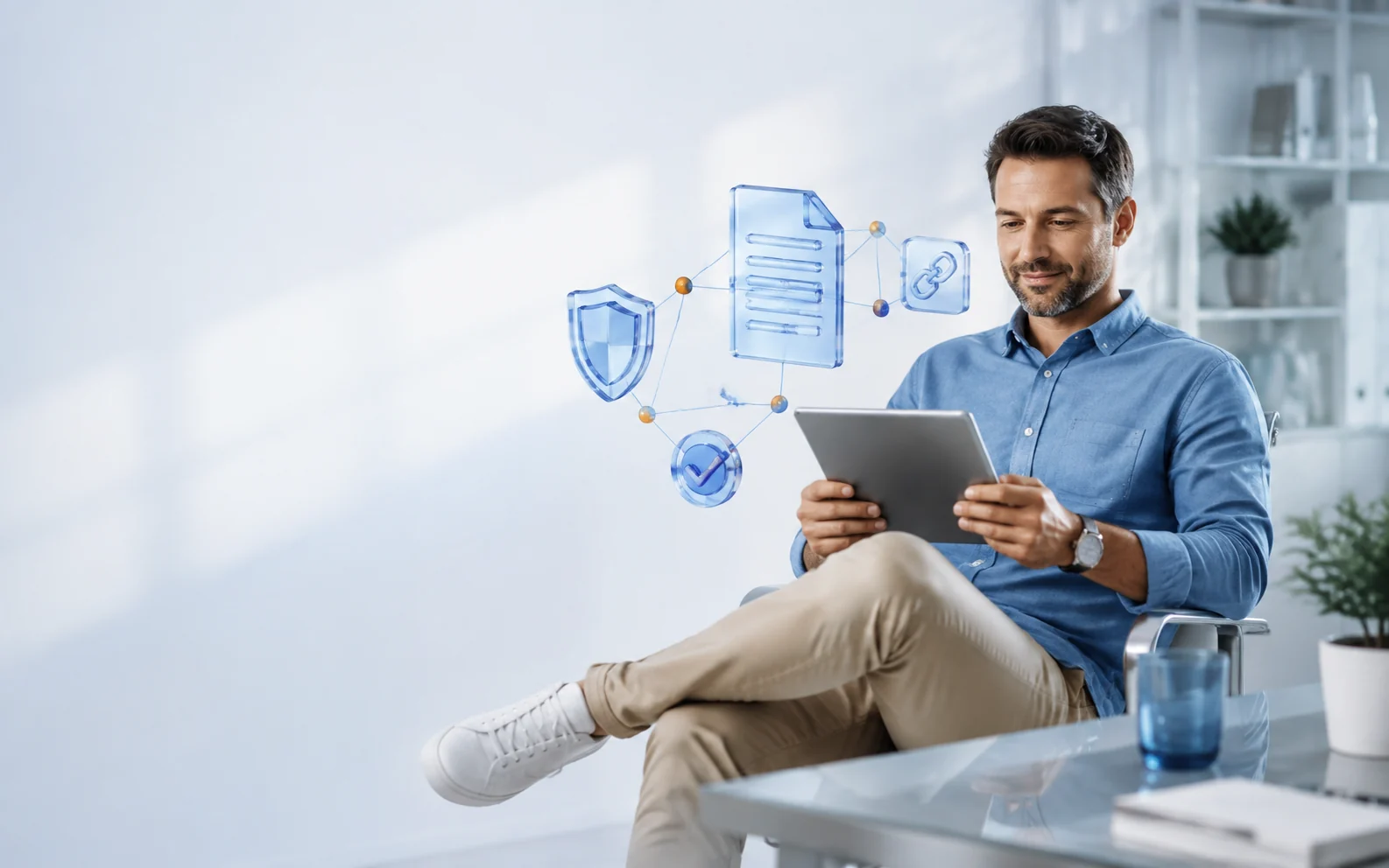 Business owner reviewing the SABSUS Terms of Service
