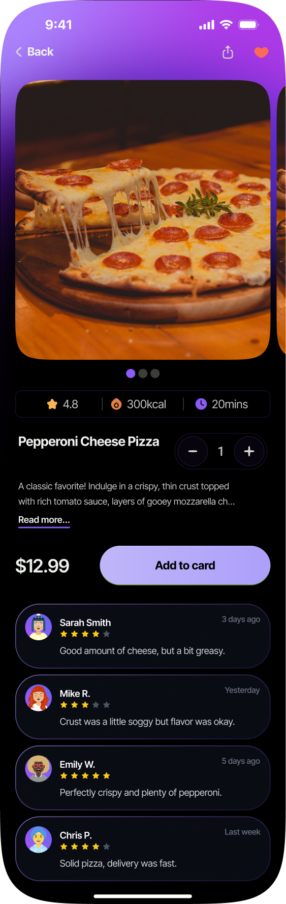 Detalle de producto en app cliente SABSUS