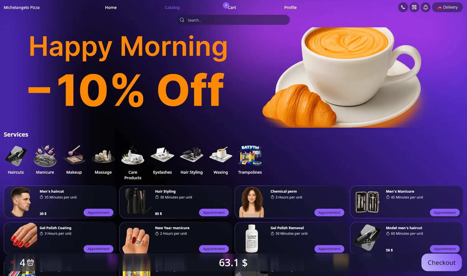 Web ordering — SABSUS